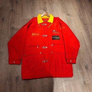 Michael Schumacher red formula one f1 long coat in original condition